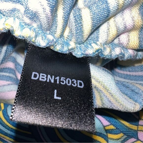 BCBG Paris Halter Style Mini Dress Large Retro Ruched Sides Party Festival - Picture 11 of 11